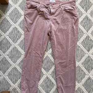Ann Taylor LOFT Pink Skinny Corduroy Pants